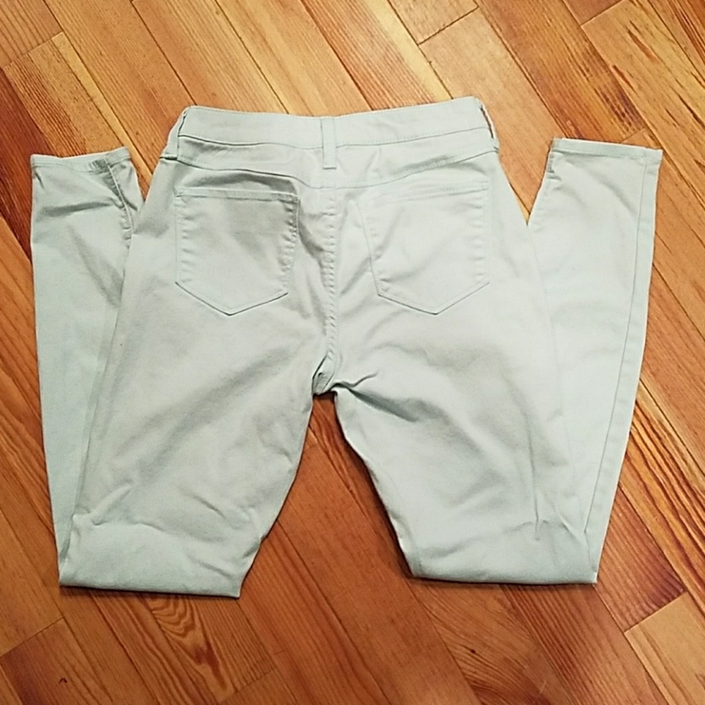 Light Blue High Rise Jeggings - Picture 2 of 2